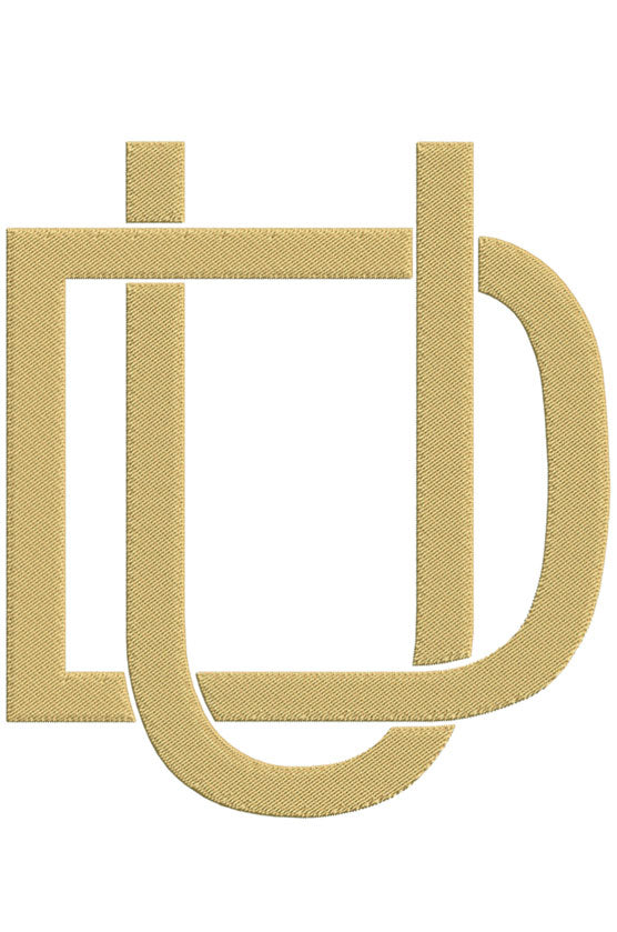Monogram Block DU for Embroidery