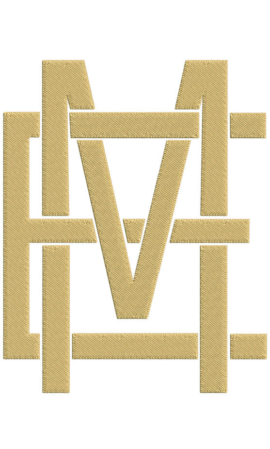 Monogram Block EM for Embroidery