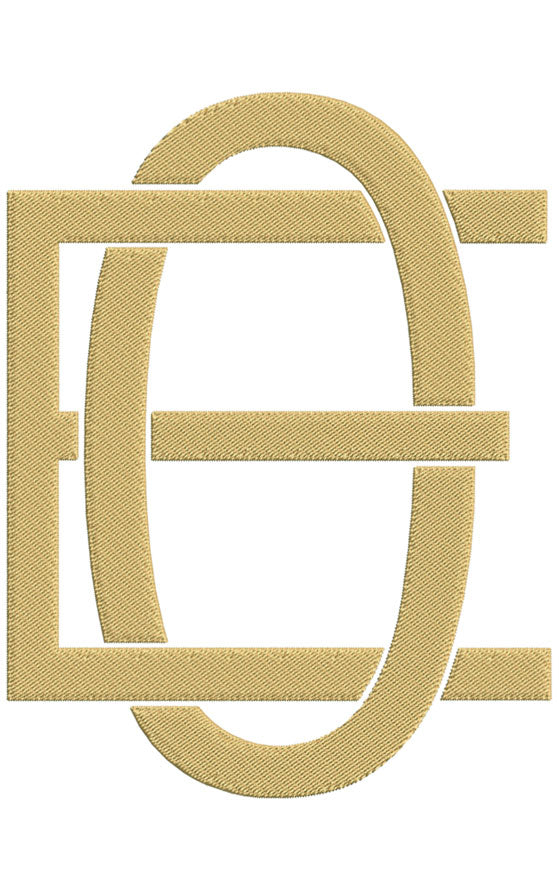 Monogram Block EO for Embroidery