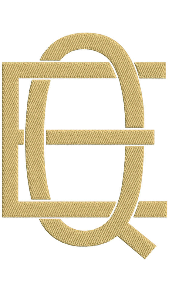 Monogram Block EQ for Embroidery