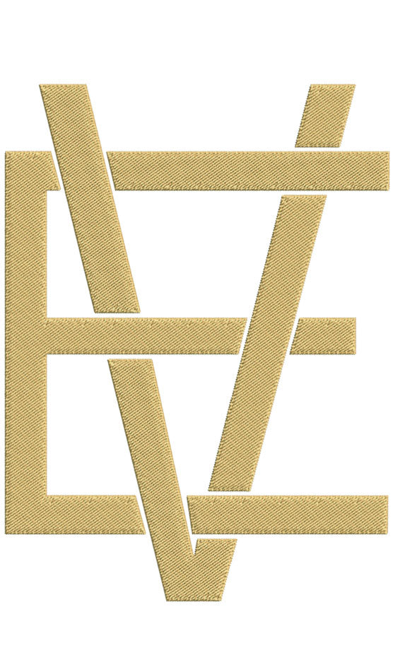 Monogram Block EV for Embroidery