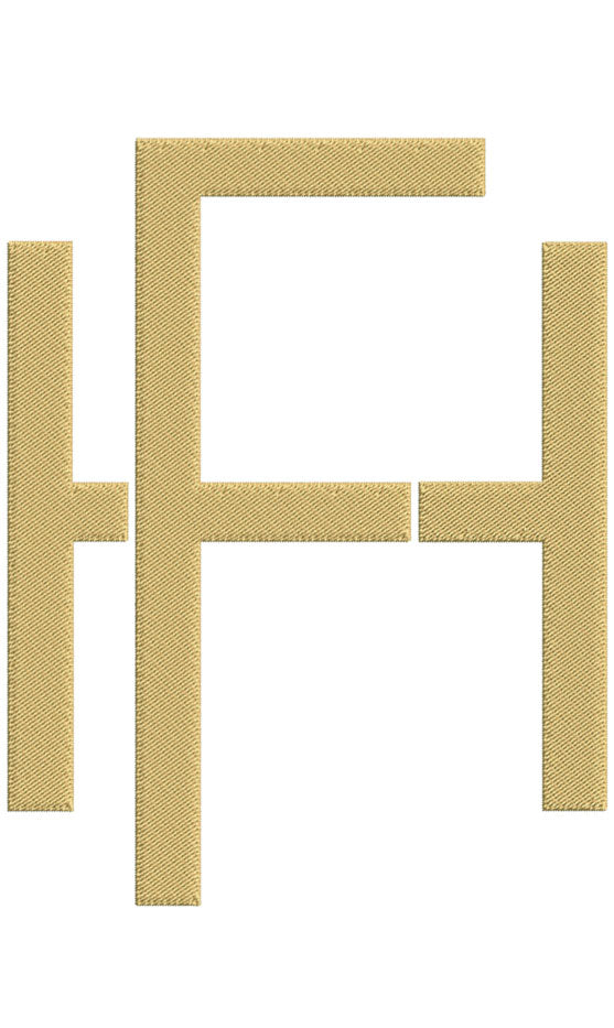 Monogram Block FH for Embroidery