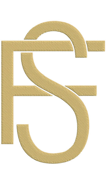 Shuler Monogram F Monogram Block FS for Embroidery – Shuler Studio