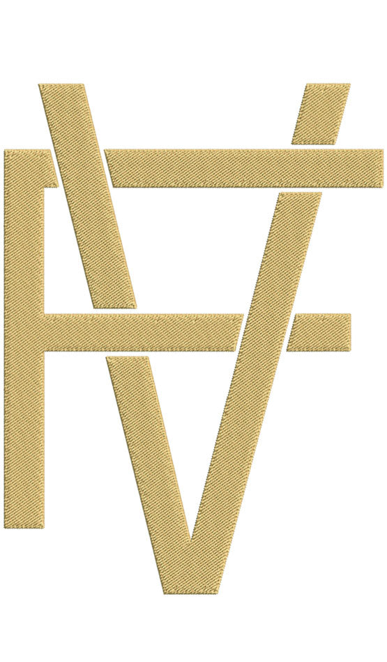 Monogram Block FV for Embroidery
