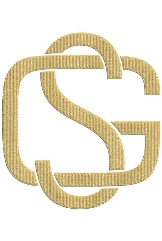 Monogram Block GS for Embroidery