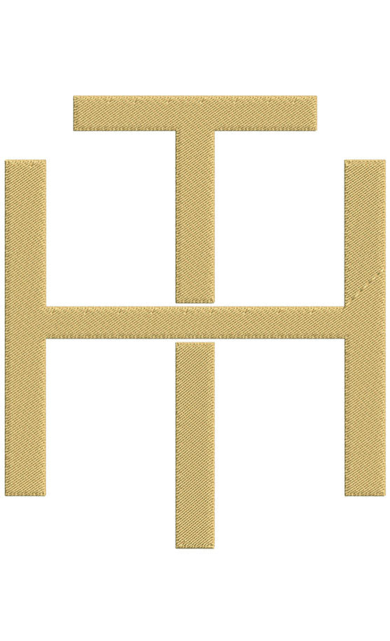 Monogram Block HT for Embroidery