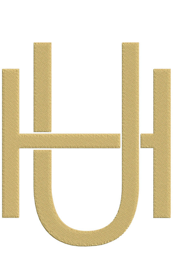 Monogram Block HU for Embroidery