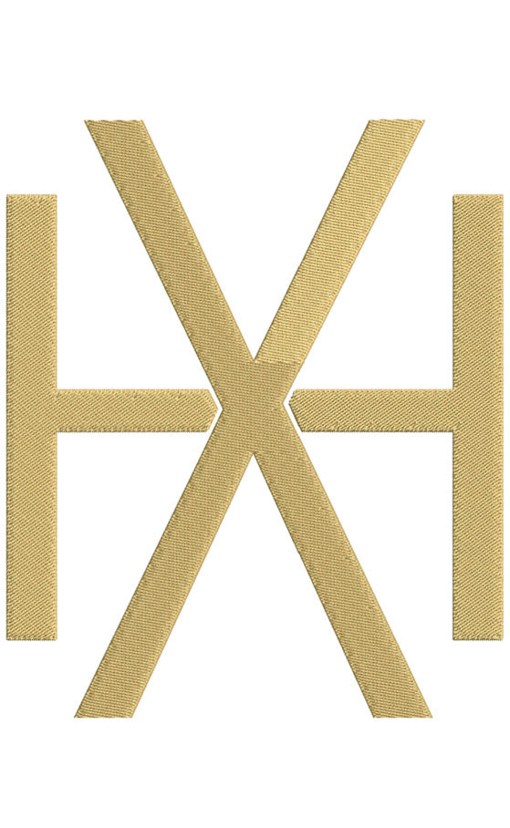 Monogram Block HX for Embroidery