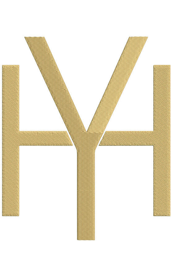 Monogram Block HY for Embroidery