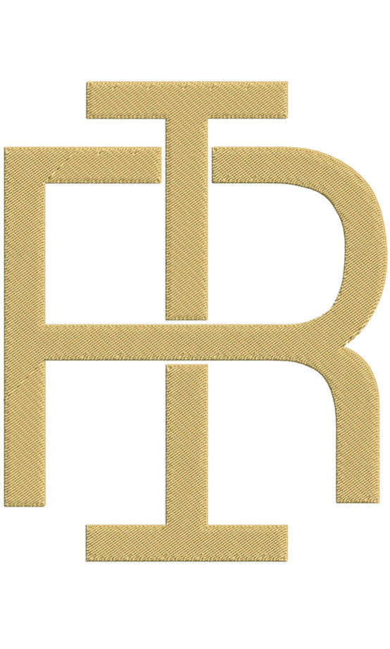 Monogram Block IR for Embroidery