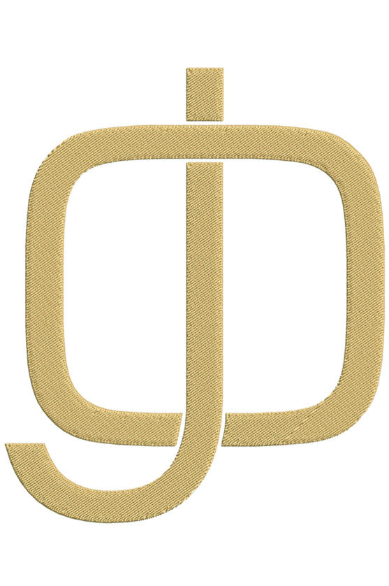 Monogram Block JO for Embroidery