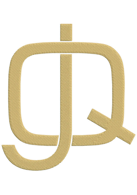 Monogram Block JQ for Embroidery