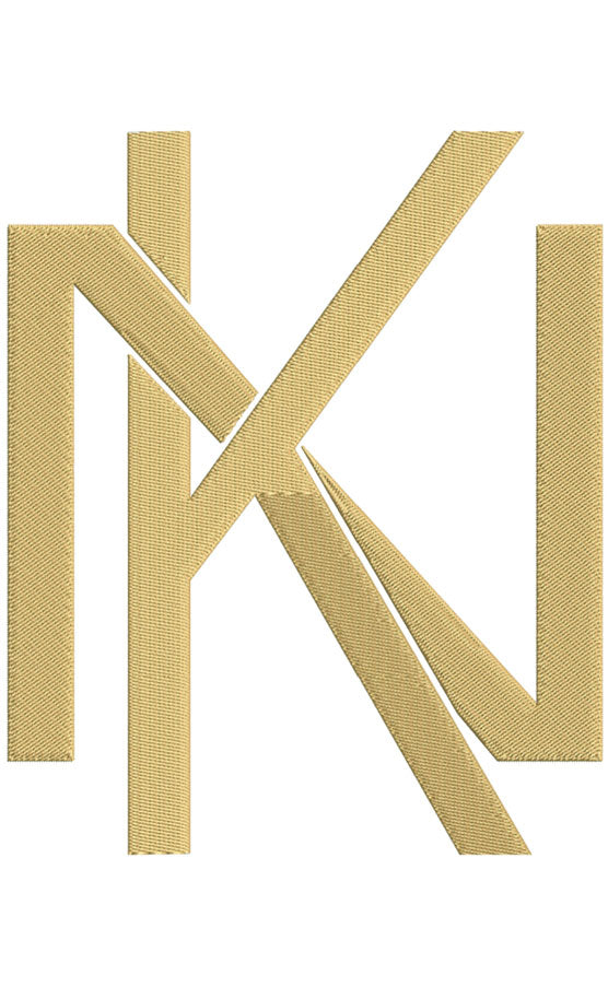 Monogram Block KN for Embroidery