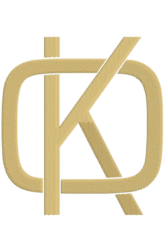 Monogram Block KO for Embroidery