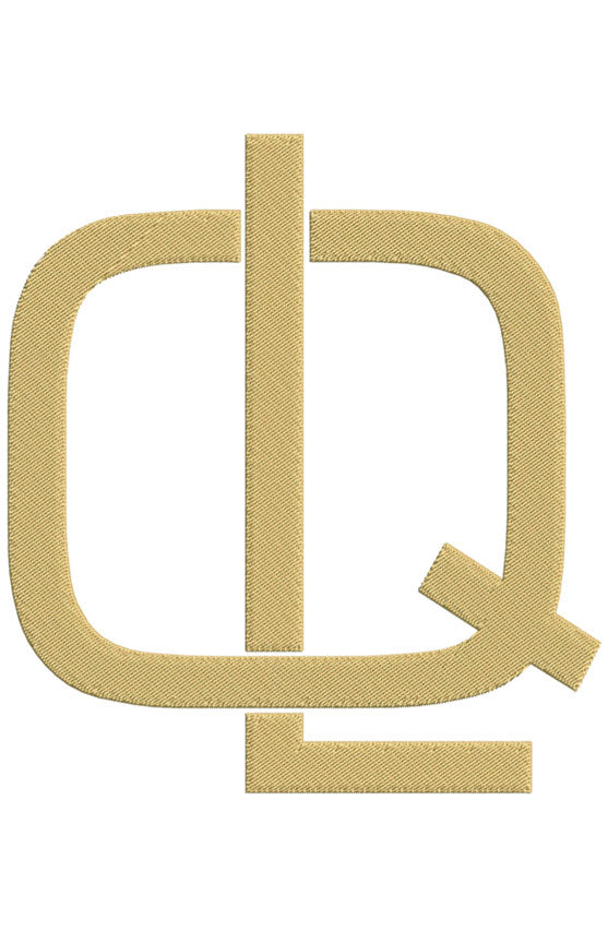 Monogram Block LQ for Embroidery
