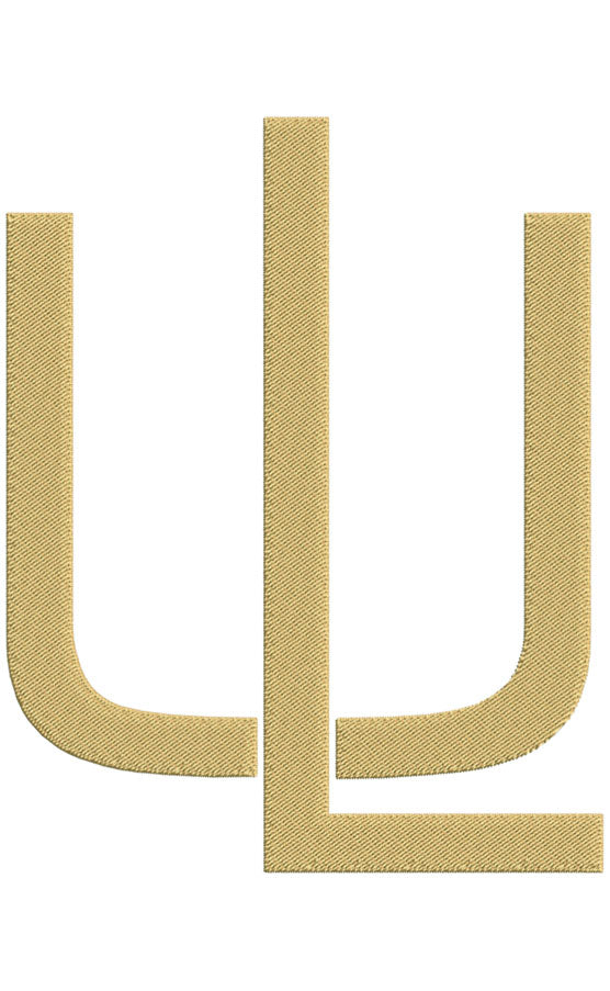 Monogram Block LU for Embroidery