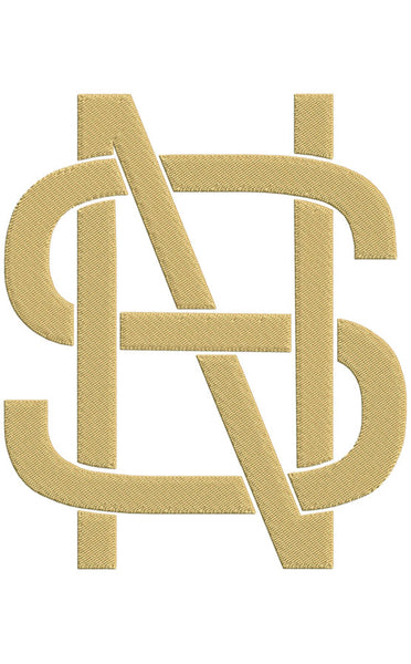 Nsql Monogram Monogram Block NS for Embroidery – Shuler Studio