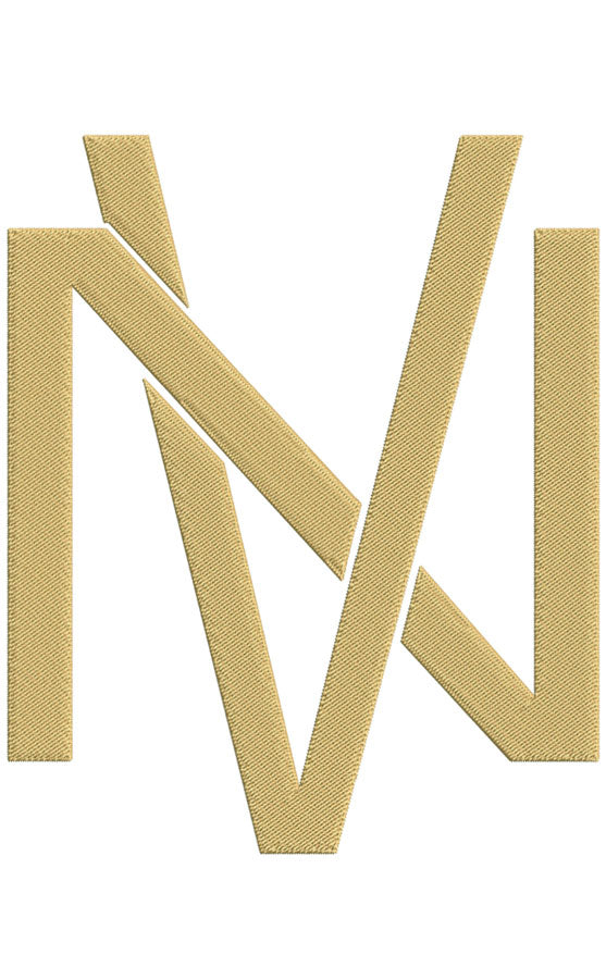Monogram Block NV for Embroidery