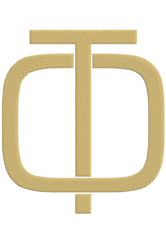 Monogram Block OT for Embroidery