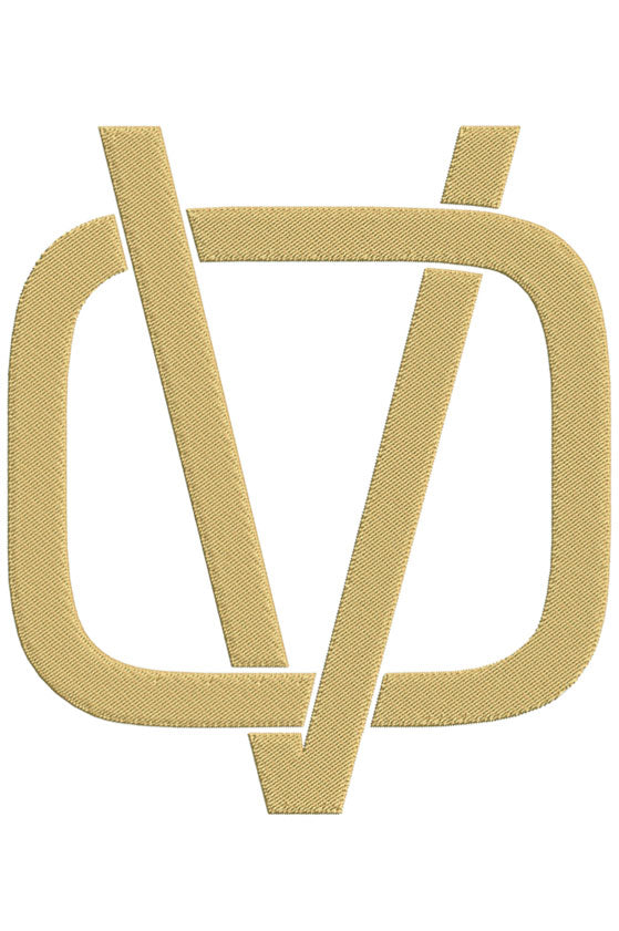 Monogram Block OV for Embroidery