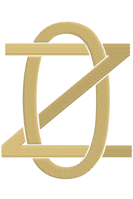 Monogram Block OZ for Embroidery