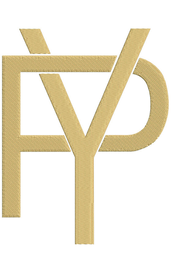 Monogram Block PY for Embroidery