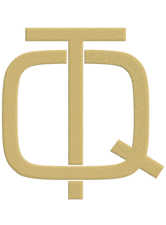 Monogram Block QT for Embroidery