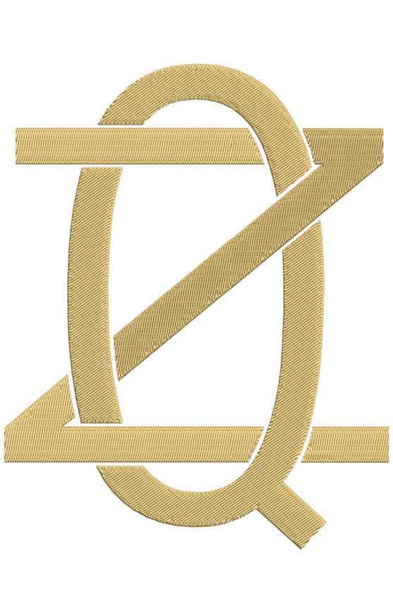 Monogram Block QZ for Embroidery