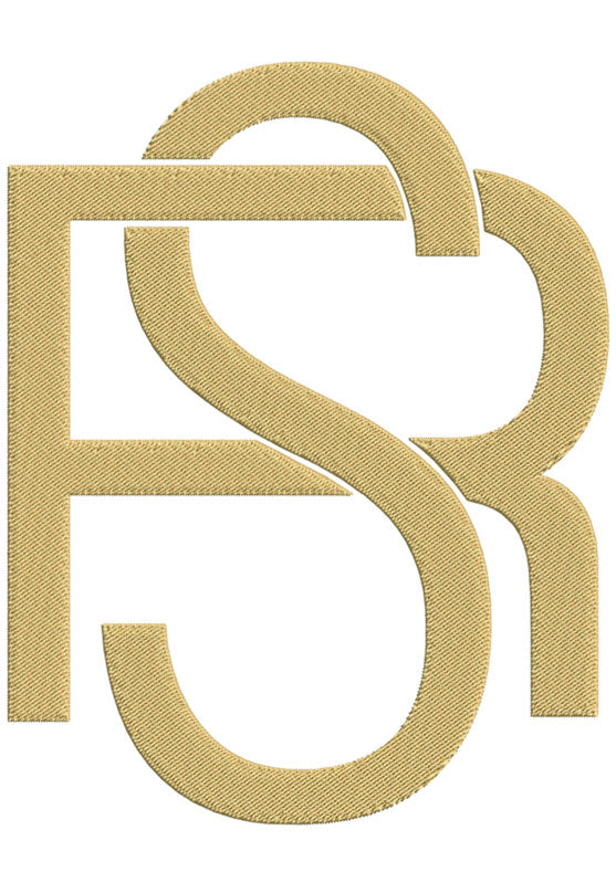 Monogram Block RS for Embroidery