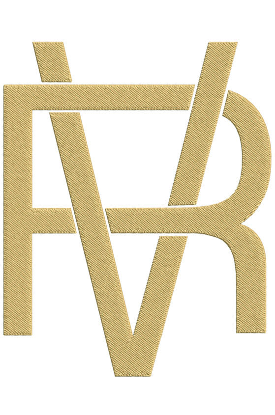 Monogram Block RV for Embroidery