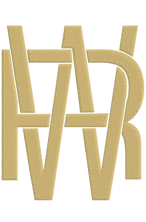 Monogram Block RW for Embroidery