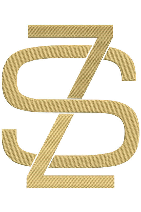 Monogram Block SZ for Embroidery