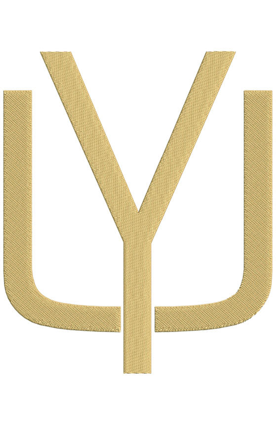 Monogram Block UY for Embroidery