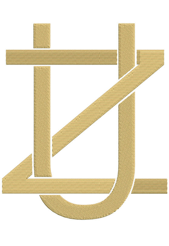Monogram Block UZ for Embroidery