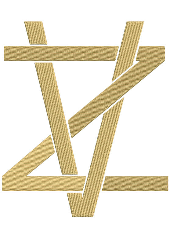 Monogram Block VZ for Embroidery
