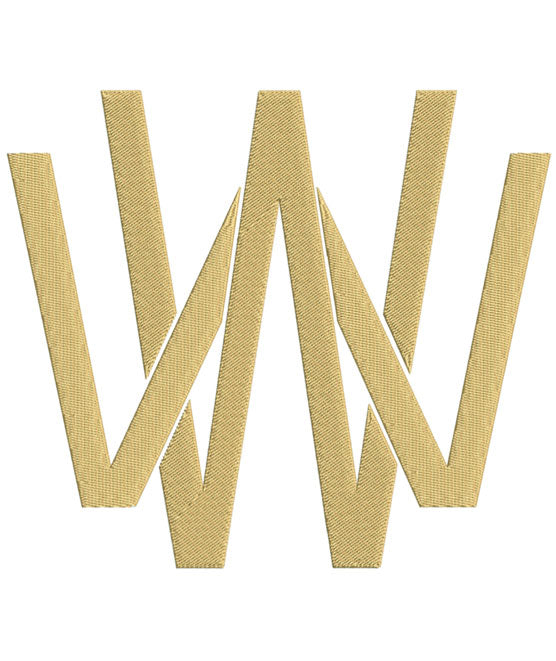 Monogram Block WW for Embroidery