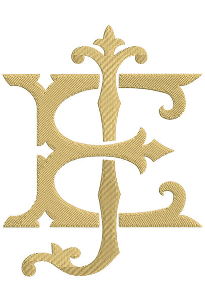 Monogram Chic EJ for Embroidery – Shuler Studio