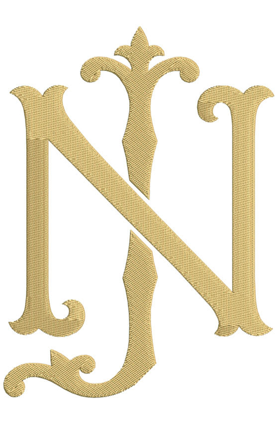 Monogram Chic JN for Embroidery