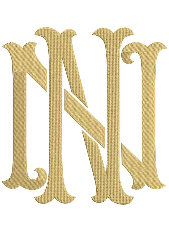 Monogram Chic NN for Embroidery