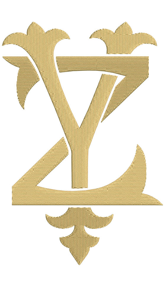 Monogram Chic YZ for Embroidery