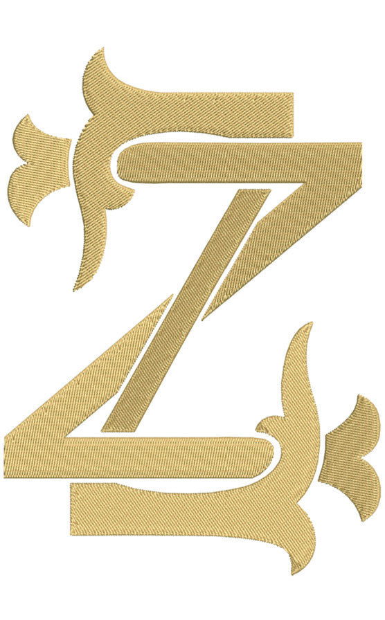 Monogram Chic ZZ for Embroidery