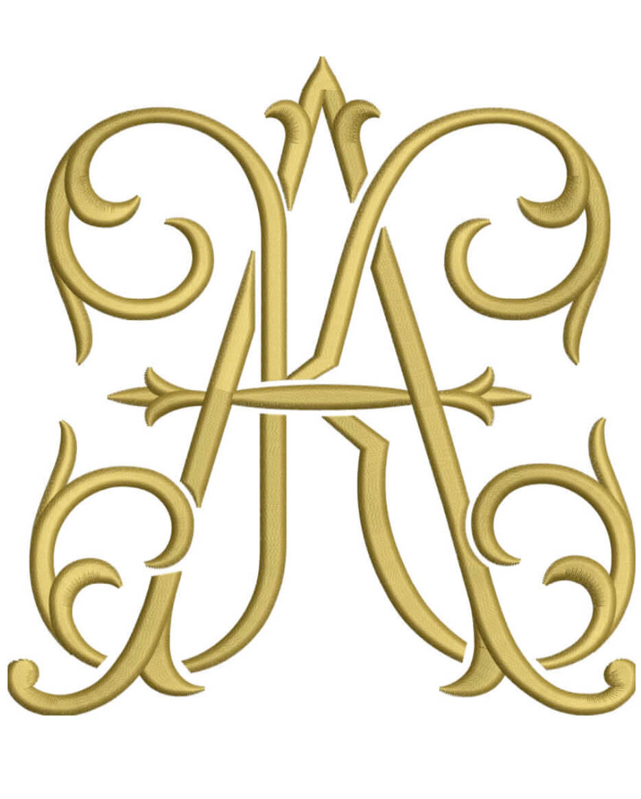 Monogram Couture AK for Embroidery