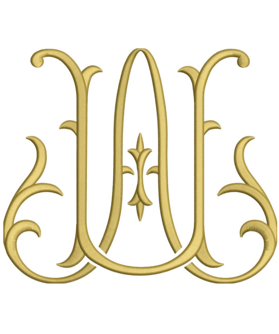 Monogram Couture AU for Embroidery