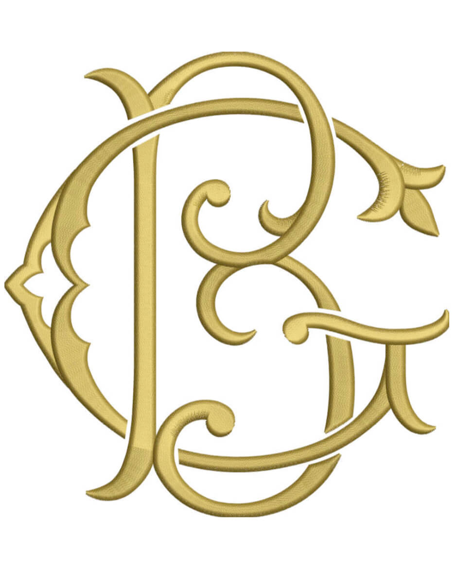 Monogram Couture BG for Embroidery