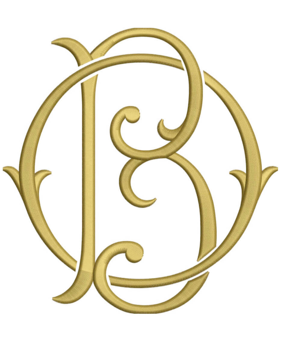 Monogram Couture BO for Embroidery