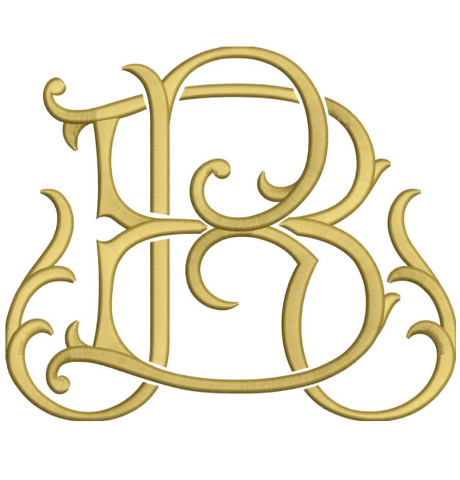 Monogram Couture BR for Embroidery