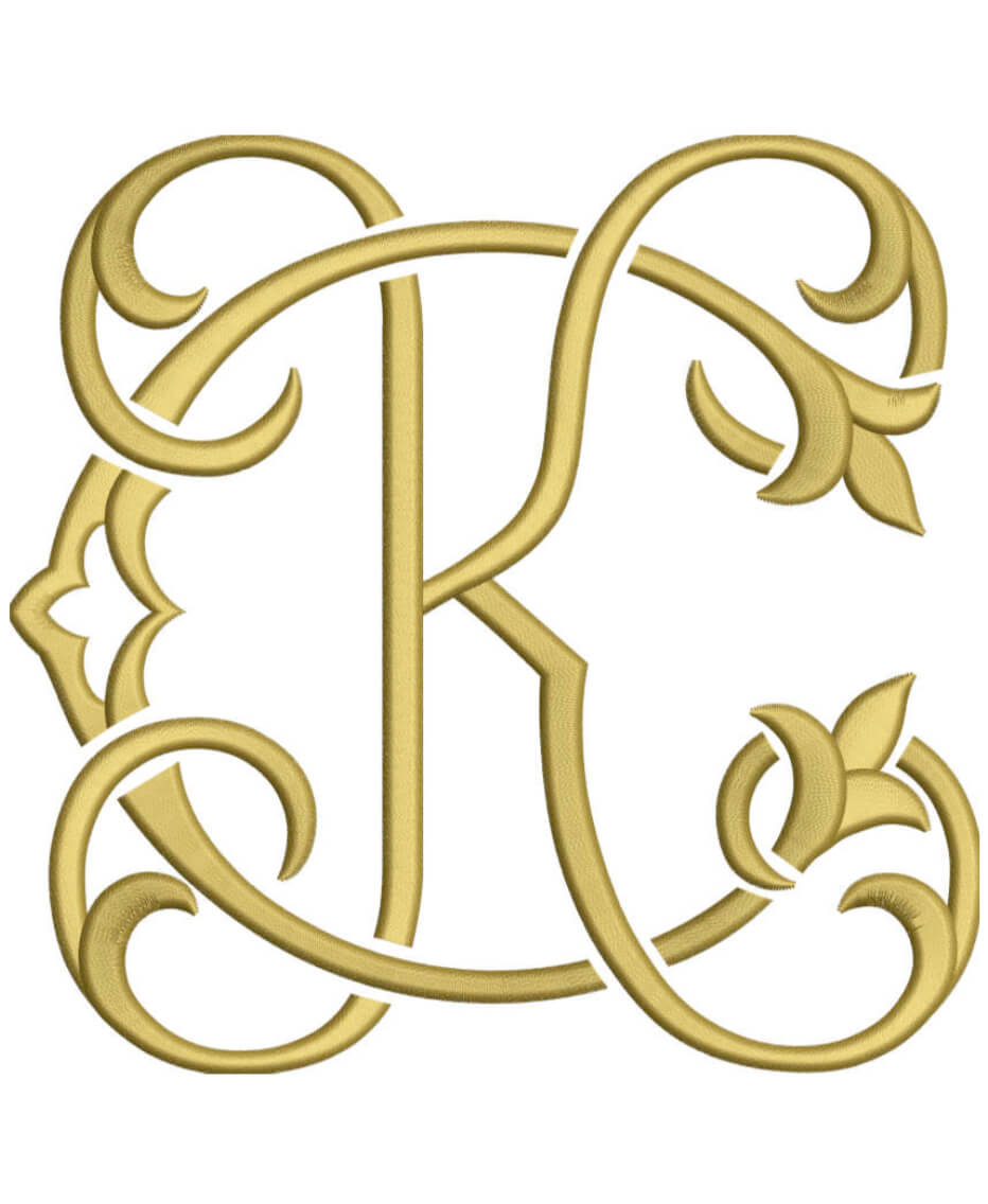 Monogram Couture CK for Embroidery