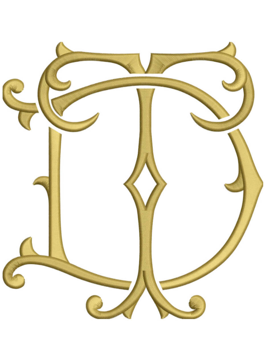 Monogram Couture DT for Embroidery