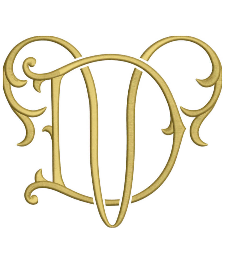 Monogram Devany Monogram Couture DV for Embroidery – Shuler Studio