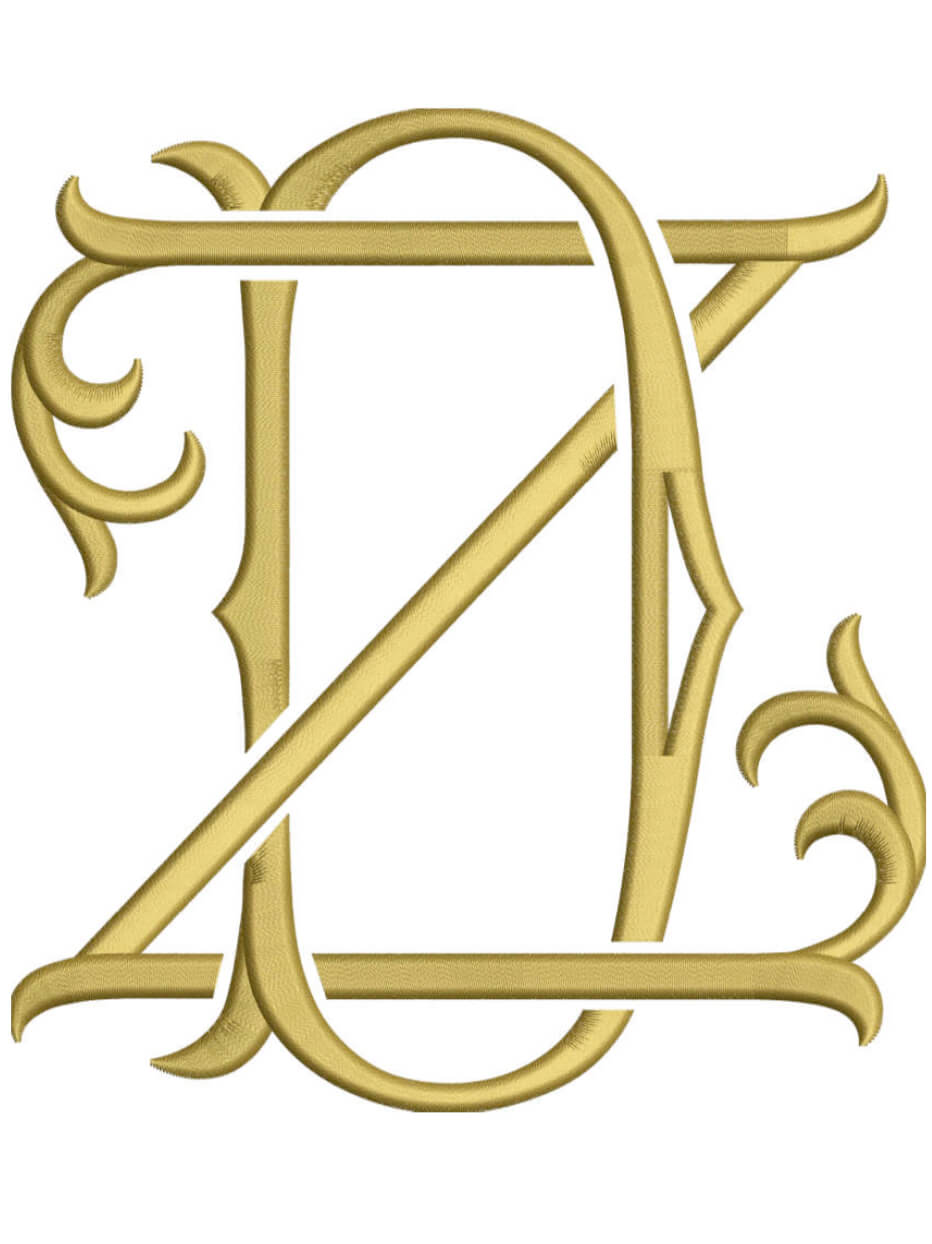 Monogram Couture DZ for Embroidery
